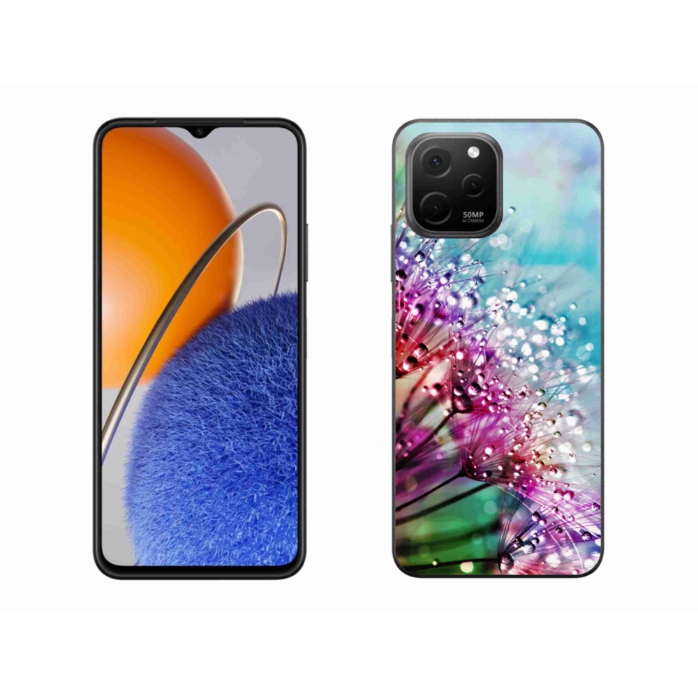 Gél borító mmCase a Huawei Nova Y61 készülékhez - színes virágok
