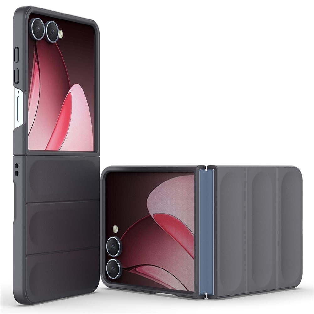 Rugg tartós zselés tok Samsung Galaxy Z Flip7 5G készülékhez - sötétszürke