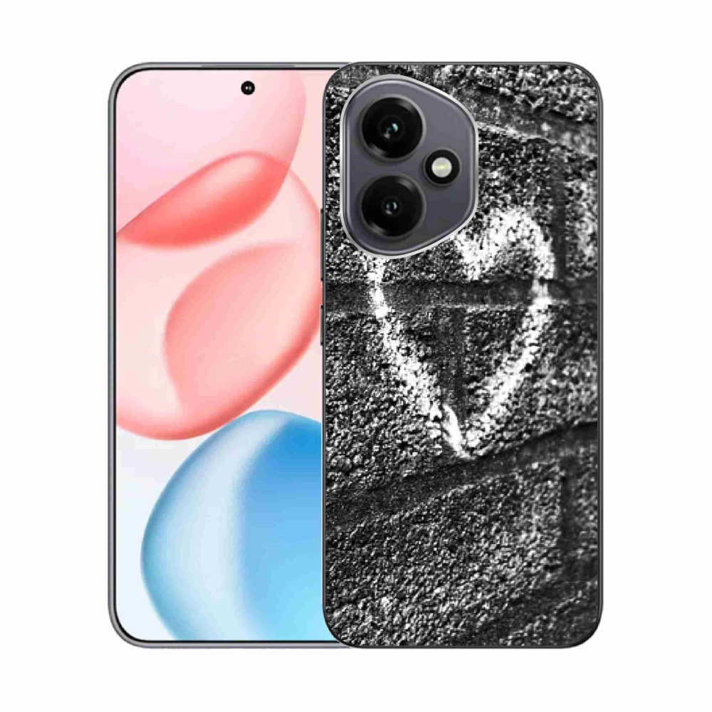 Zselés borítás mmCase a Honor 400-hoz - szív a falon