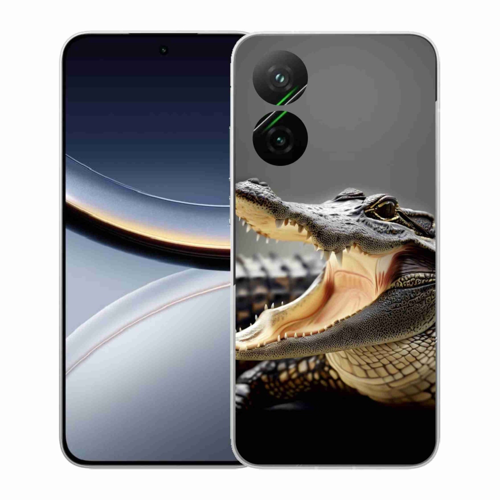 Gél borítás mmCase a Xiaomi Poco F7 5G-hez - krokodil