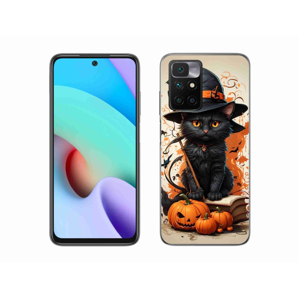 Gél borítás mmCase a Xiaomi Redmi 10/Redmi 10 (2022) - macska varázslóhoz