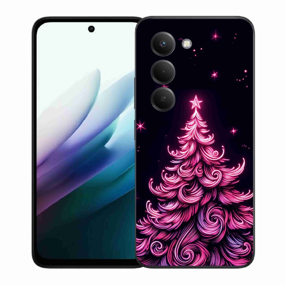 Gél borítás mmCase a Xiaomi Redmi 15 4G/5G (171mm) - neon karácsonyfa 2