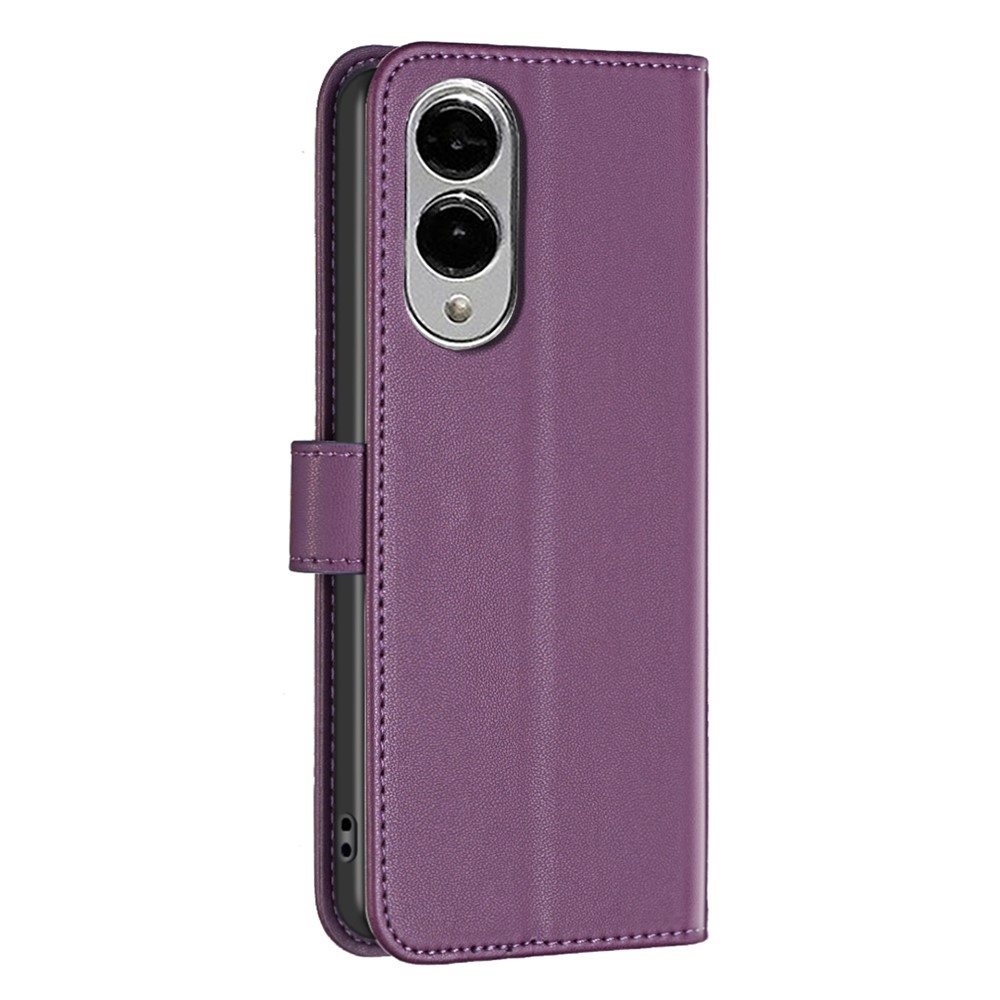 BNF könyv tok Samsung Galaxy S25 Edge készülékhez - sötét lila