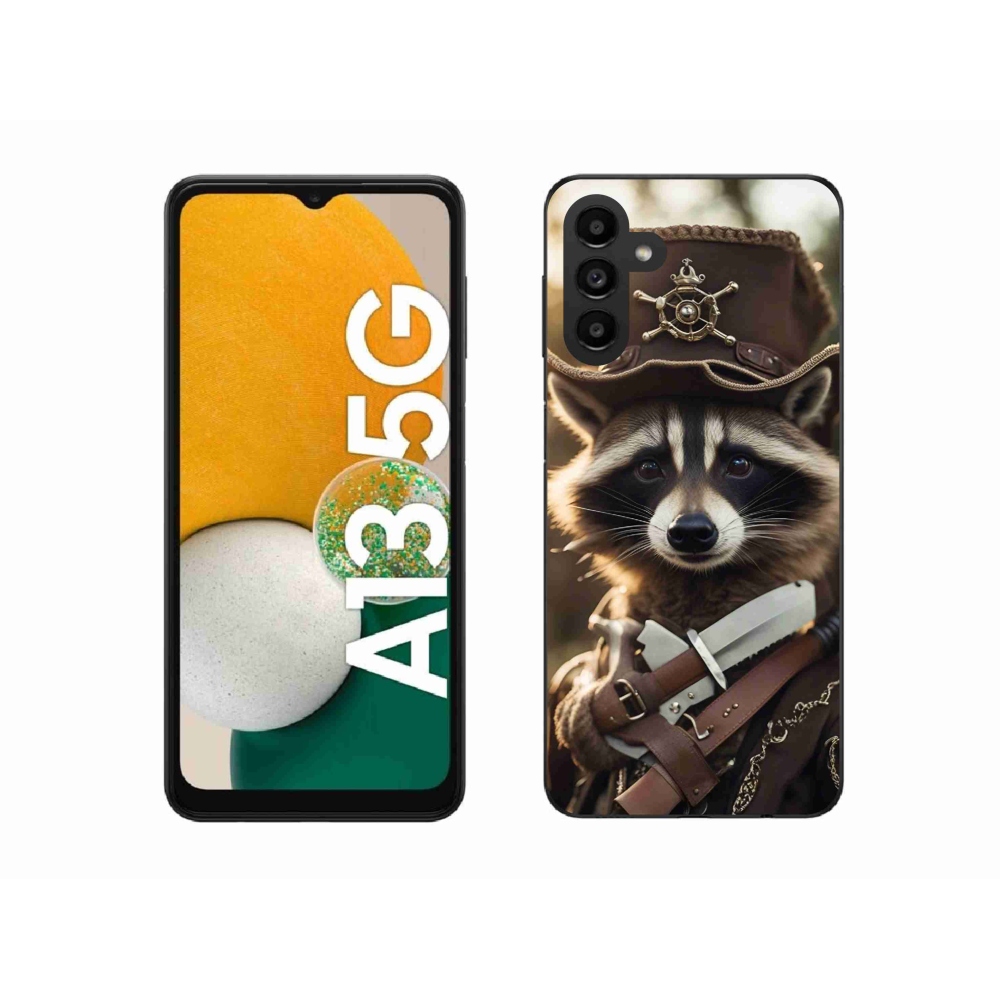 Zselés borítás mmCase Samsung Galaxy A13 5G - mosómedve egyenruhában