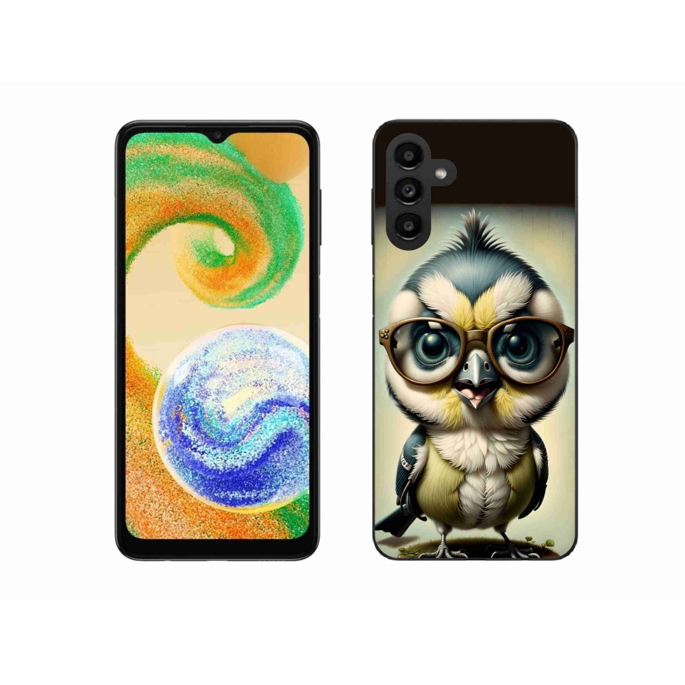 Zselés borítás mmCase Samsung Galaxy A04s (164.7x76.7x9.1mm) - kölyök szemüveggel