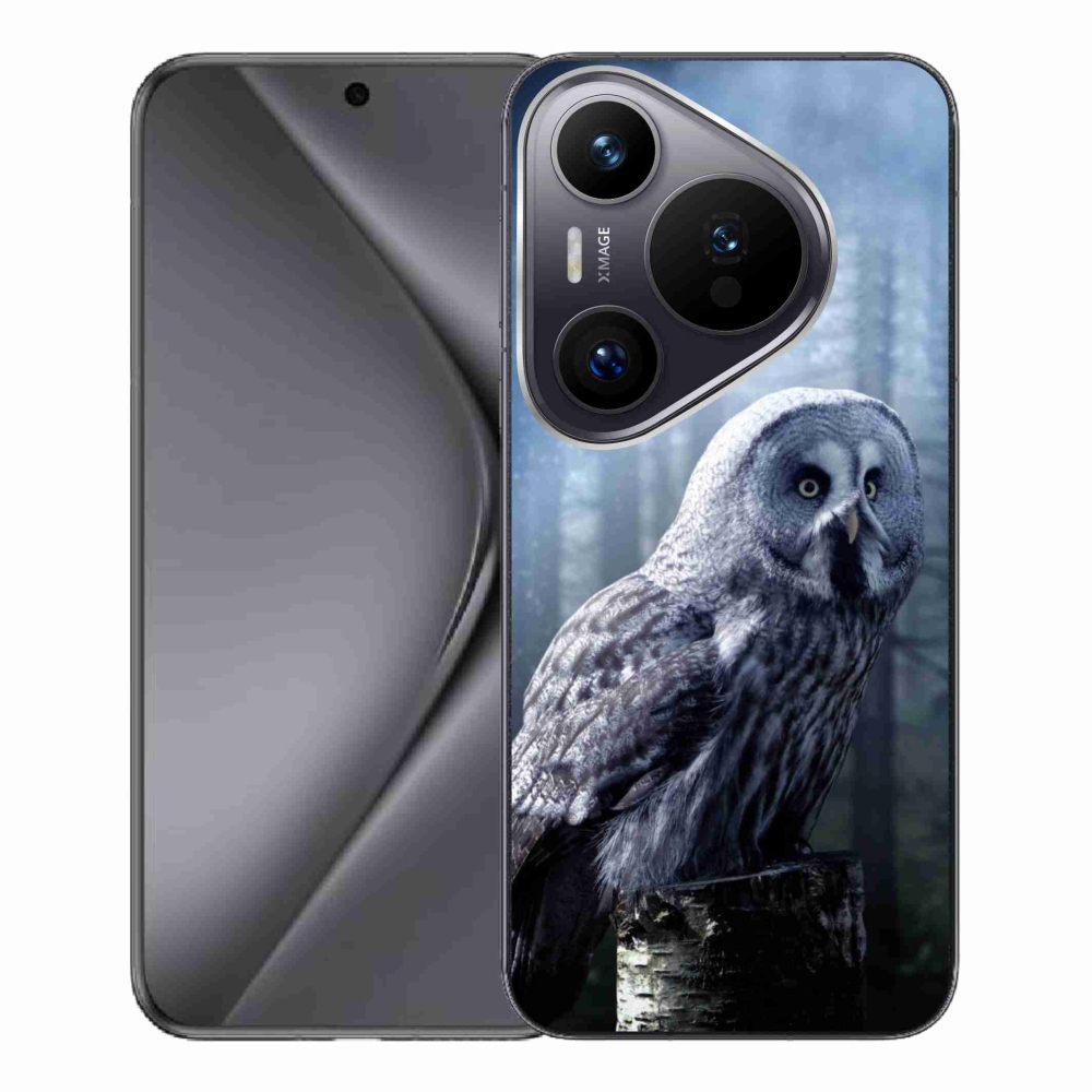 Gél borítás mmCase a Huawei Pura 70 Pro készülékhez - bagoly