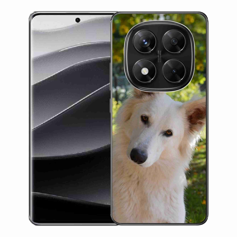 Gél borítás mmCase a Xiaomi Redmi Note 14 Pro 5G/Poco X7 5G számára - Fehér svájci pásztor 1