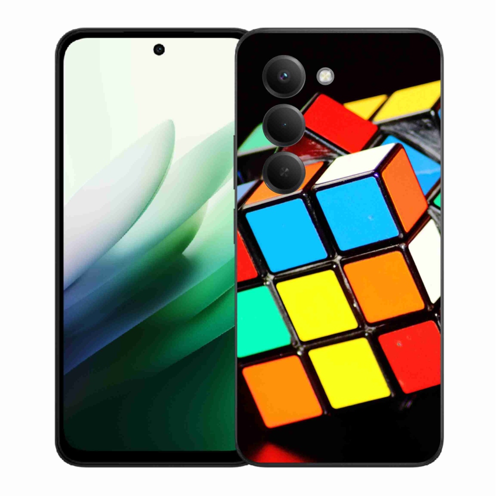 Gél borító mmCase a Xiaomi Redmi 15 5G-hez - Rubik kocka