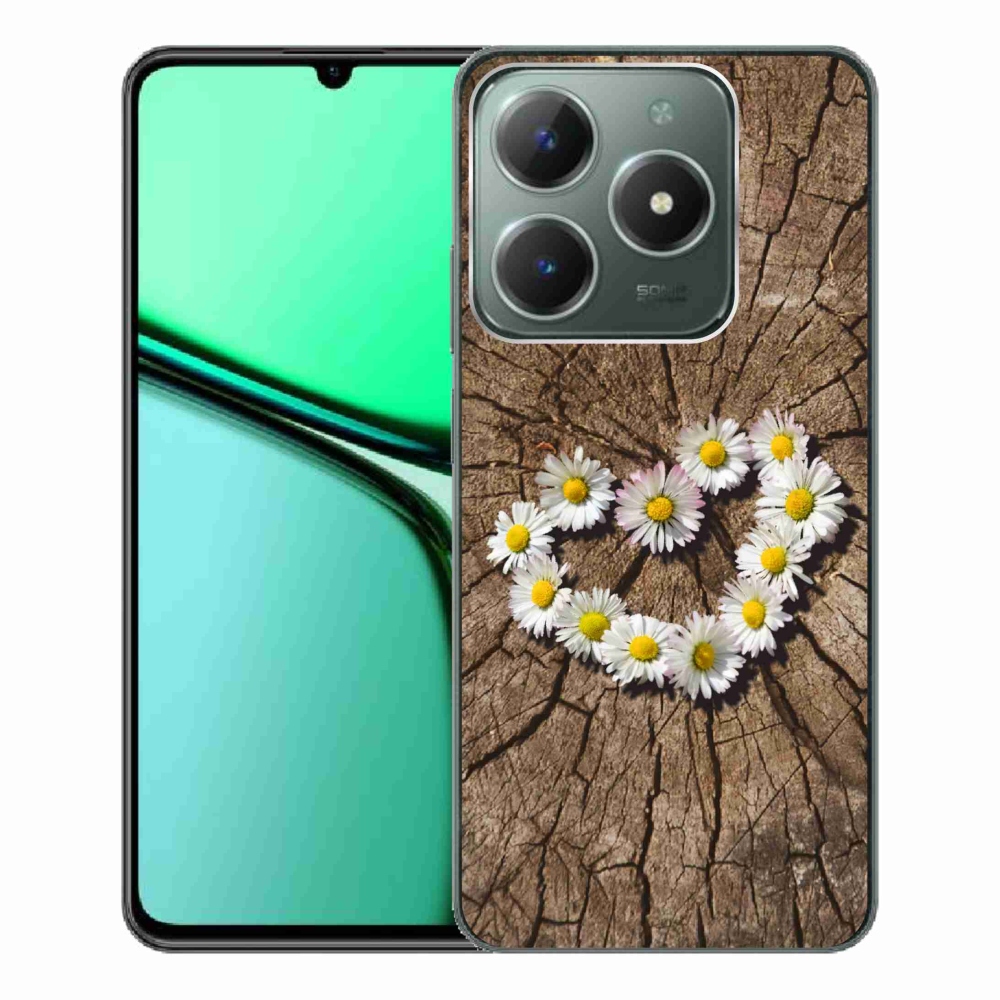 Zselés borítás mmCase a Realme C61 készülékhez - Százszorszép szív