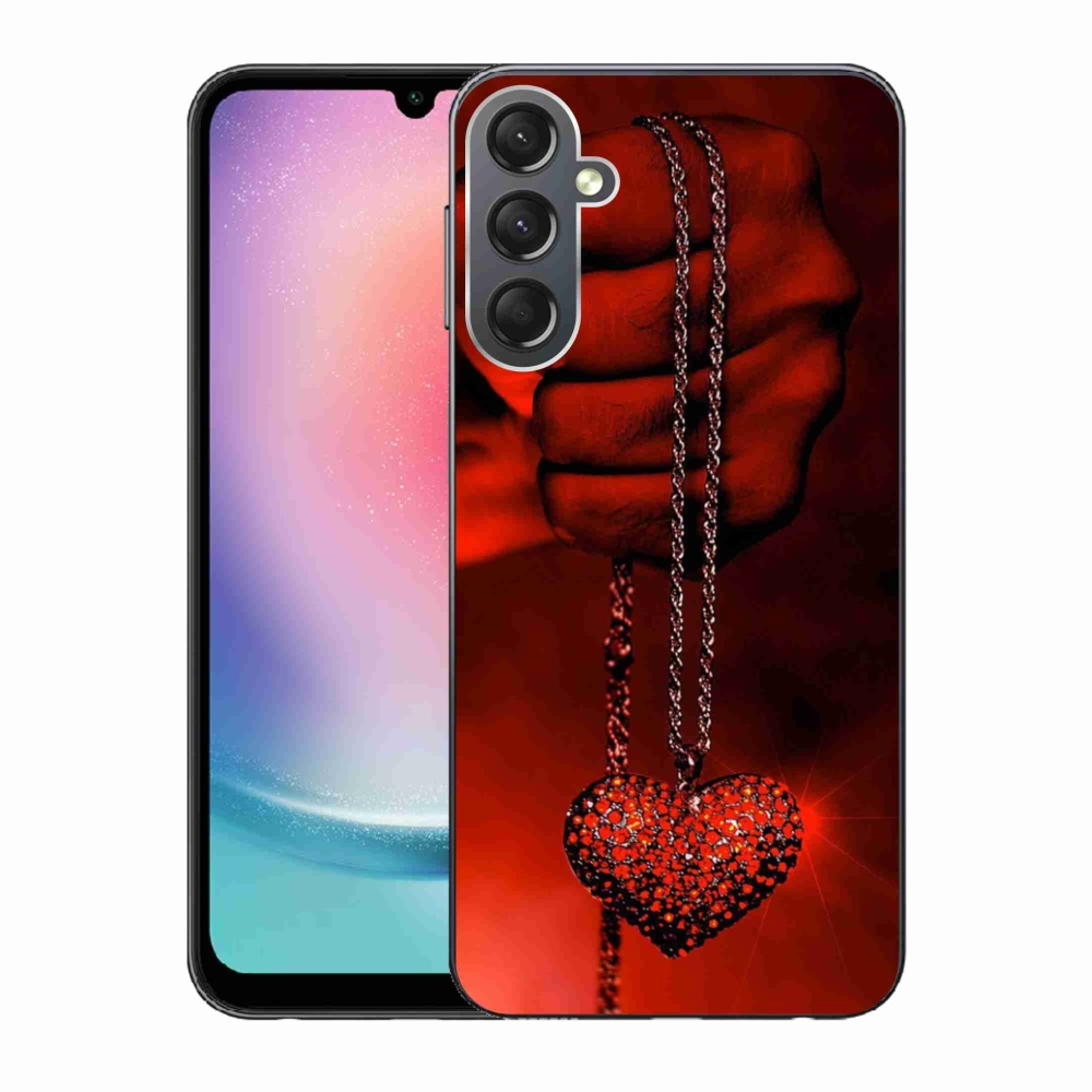 Gél borítás mmCase Samsung Galaxy A24 készülékhez - nyaklánc