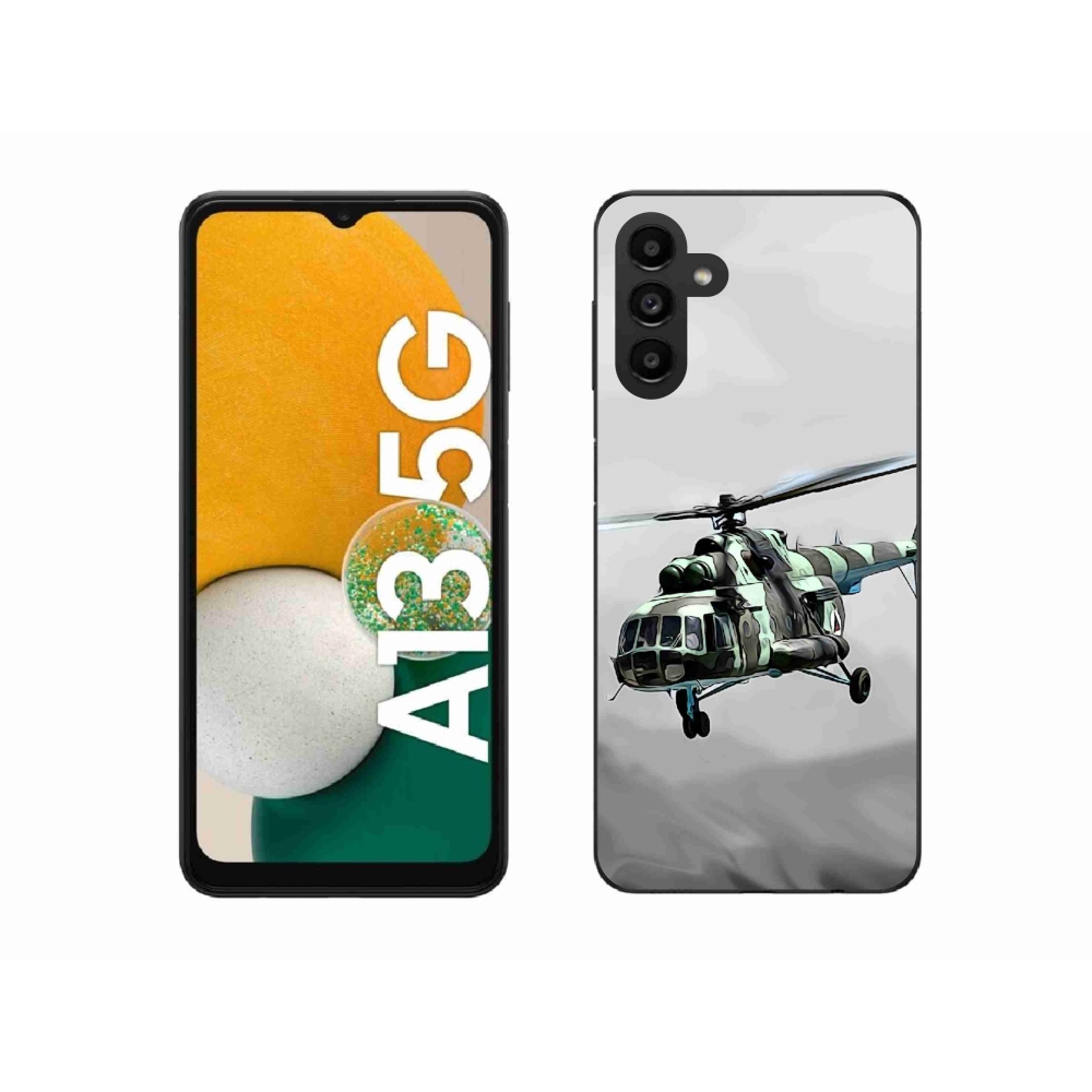 Gél borító mmCase Samsung Galaxy A13 5G - katonai helikopterhez