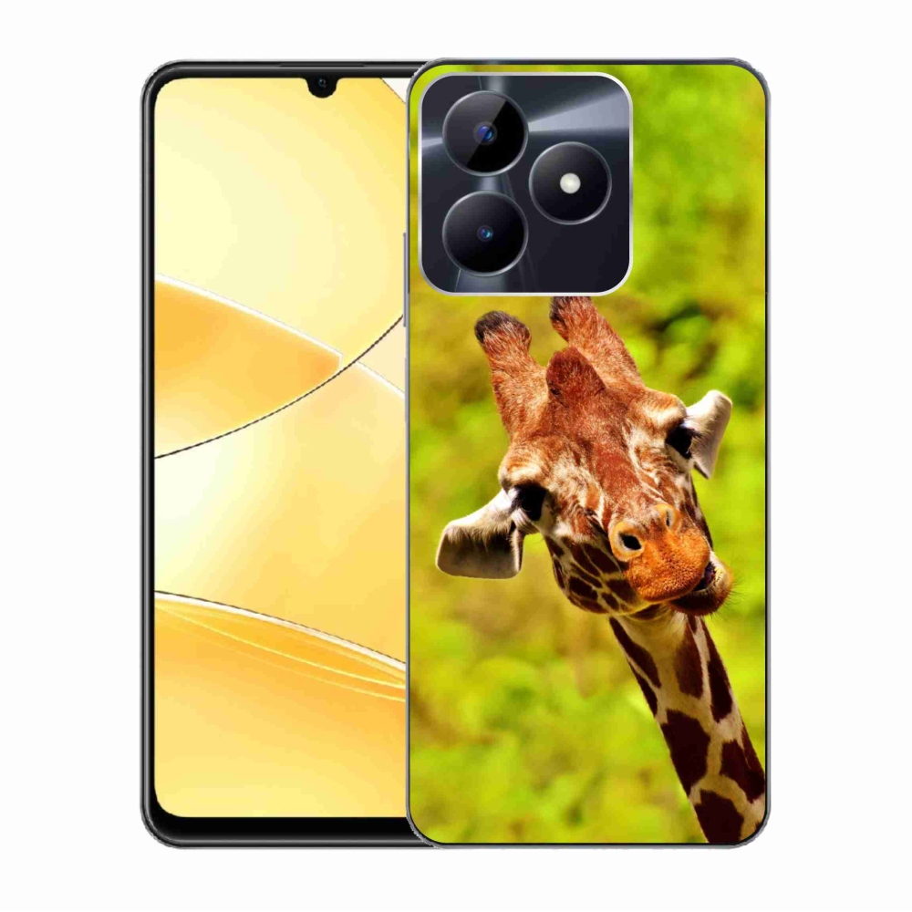 Zselés borítás mmCase a Realme C51/C53 készülékhez - zsiráf