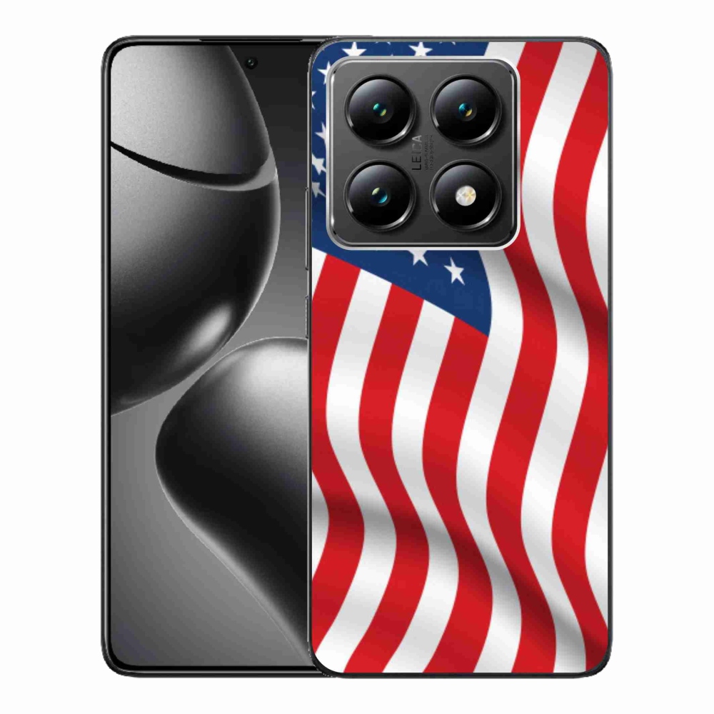 Gél borítás mmCase a Xiaomi 14T számára - amerikai zászló