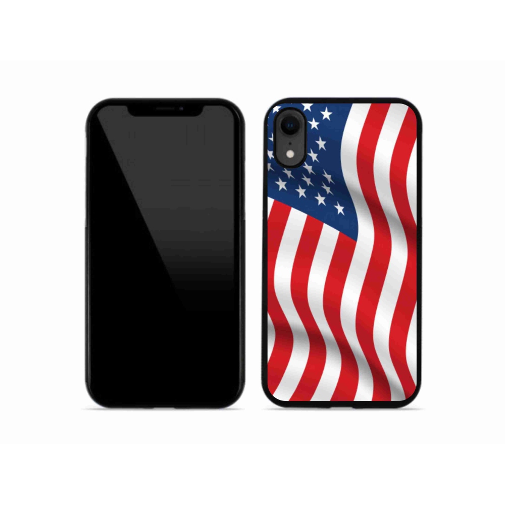 Zselés borítás mmCase iPhone XR készülékhez - USA zászló