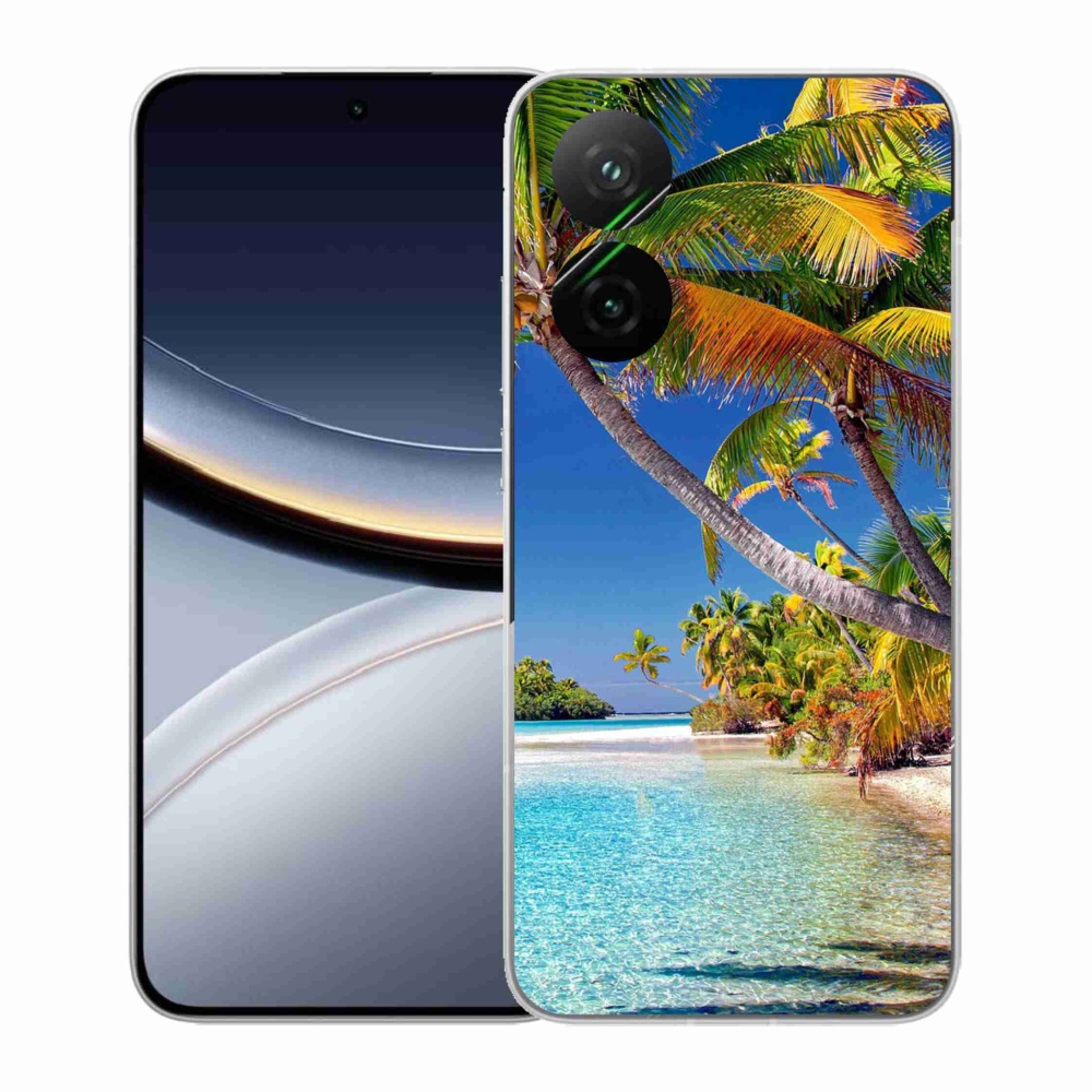 Gél borítás mmCase a Xiaomi Poco F7 5G-hez - tengerparton