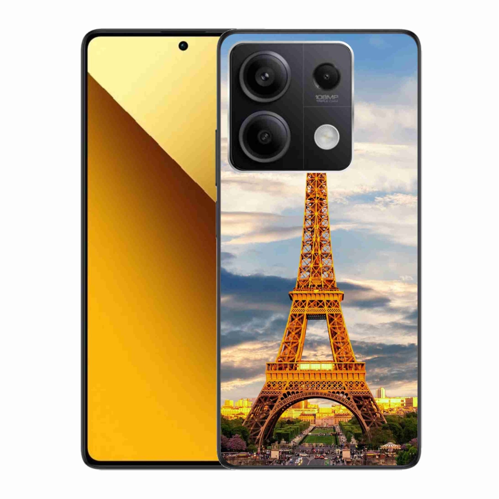 Gél borítás mmCase a Xiaomi Redmi Note 13 5G számára - eiffel torony 3