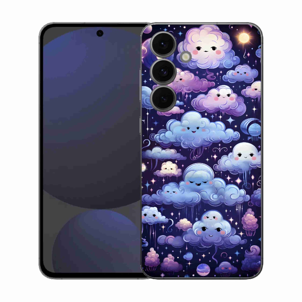 Zselés borítás mmCase Samsung Galaxy S25 FE - felhők