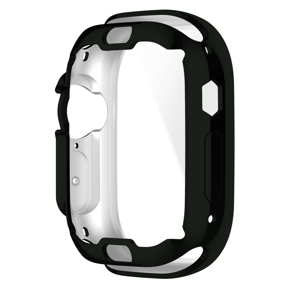 Puha, pattintható zselés védőtok Apple Watch Ultra/Ultra 2 49 mm-es órához - sötétzöld