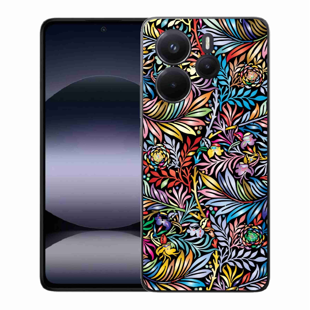 Gél borító mmCase a Xiaomi Redmi Note 14-hez - virágok 5