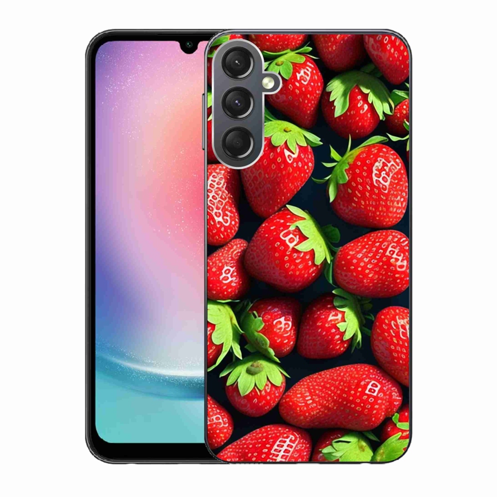 Gél védőhuzat mmCase Samsung Galaxy A24 készülékhez - eper