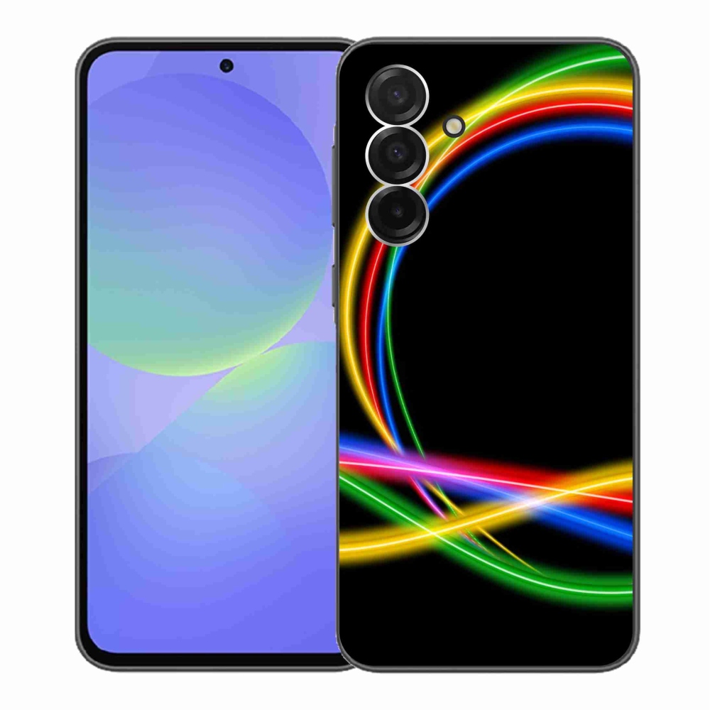 Zselés borítás mmCase Samsung Galaxy A36 5G - neon körökhöz