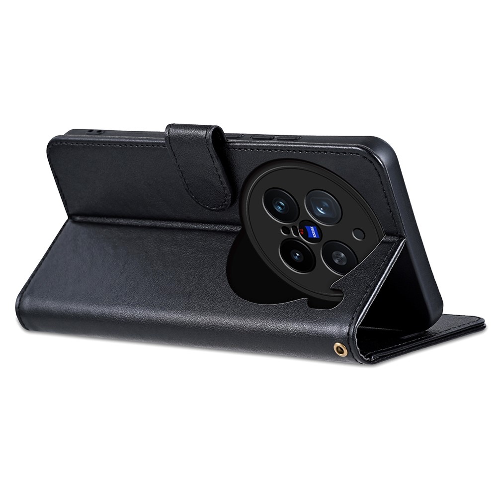 AZNS könyv tok a Vivo X200 Pro 5G készülékhez - fekete