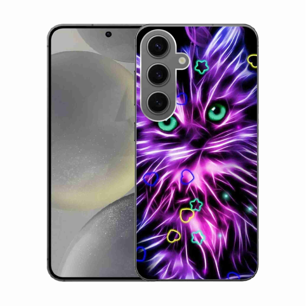 Gél borítás mmCase Samsung Galaxy S24 készülékhez - absztrakt macska
