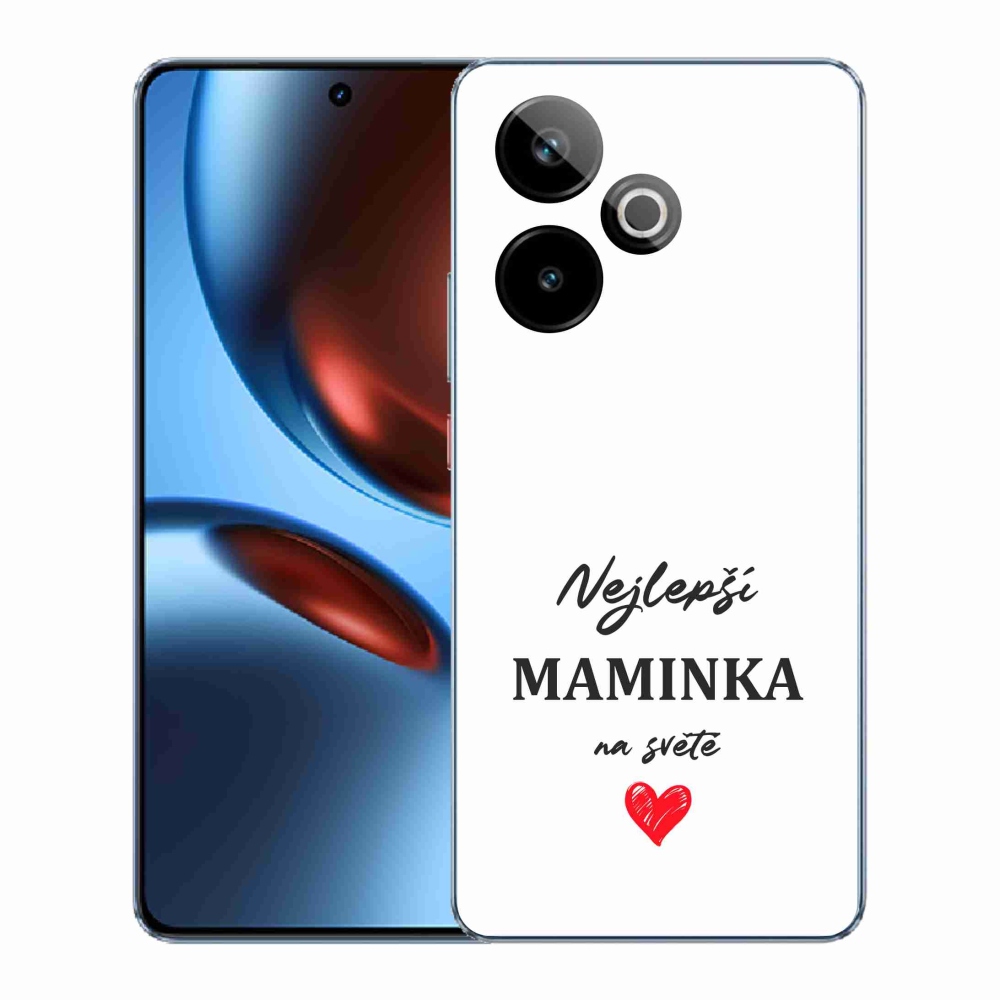 Rugalmas mmCase zselés tok képpel Realme GT 7 5G/GT 7T 5G - Best Mom 1 fehér háttérrel