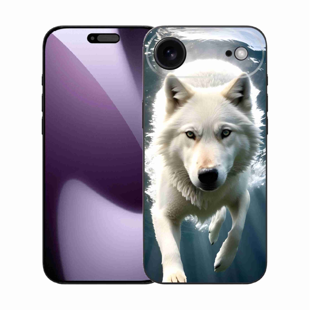 Gél borítás mmCase iPhone 17 Air készülékhez - fehér farkas