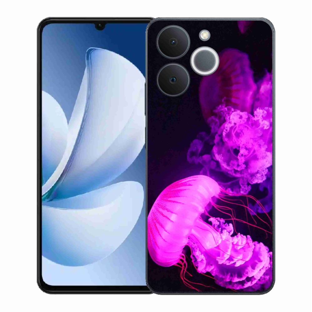 Zselés tok mmCase a Realme Note 70T készülékhez - medúza 1