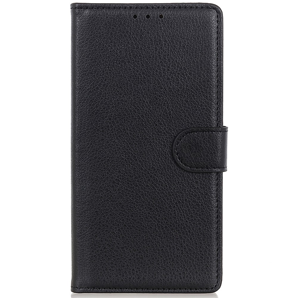 Litchie könyvtáska Honor X8b-hez - fekete