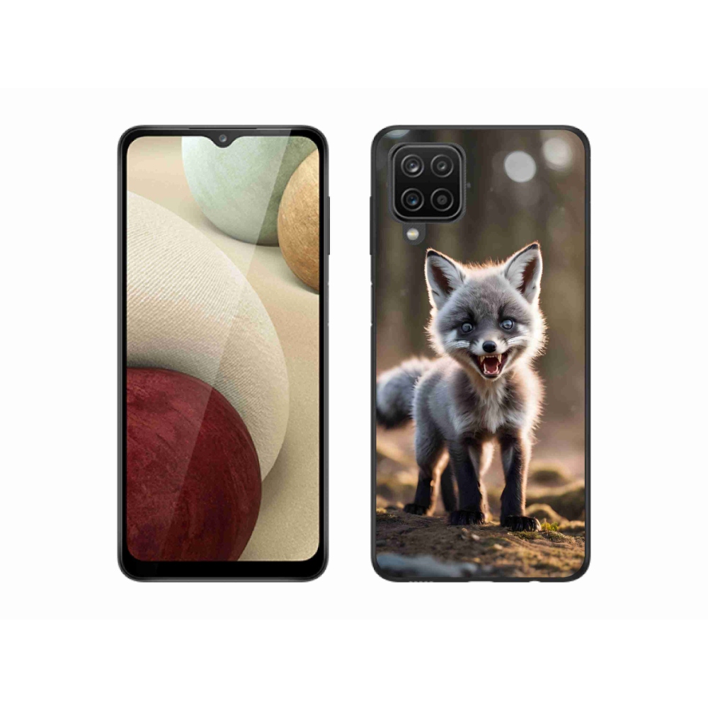 Gél borítás mmCase Samsung Galaxy M12 készülékhez - angry fox