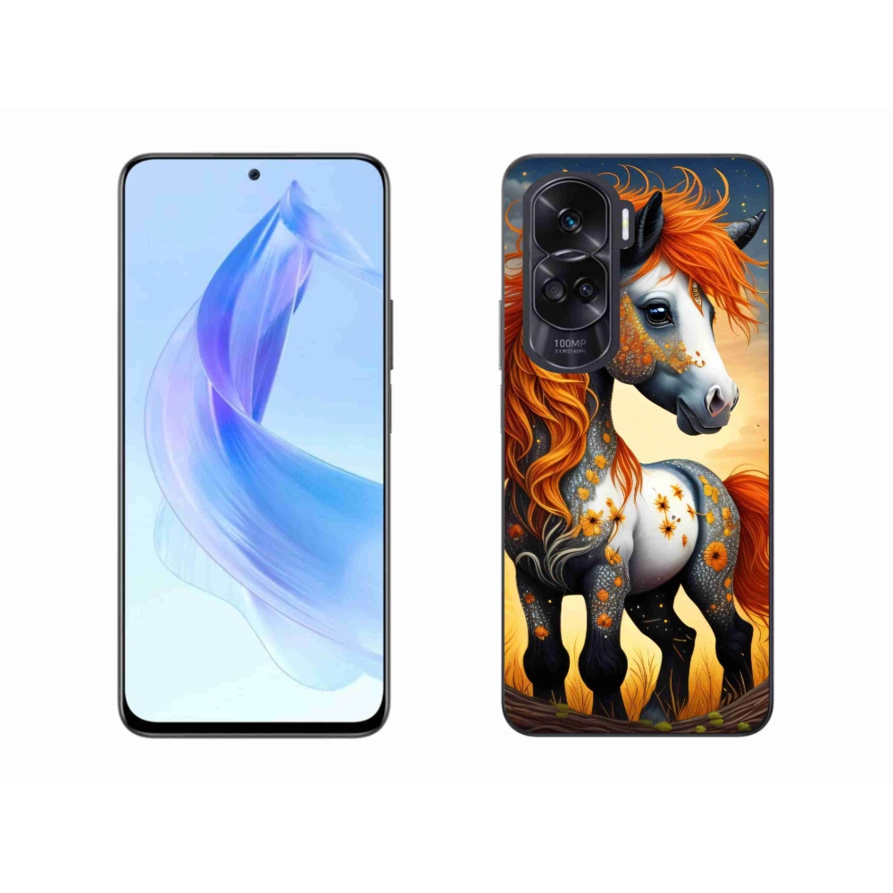 Zselés borítás mmCase a Honor 90 Lite készülékhez - színes póni