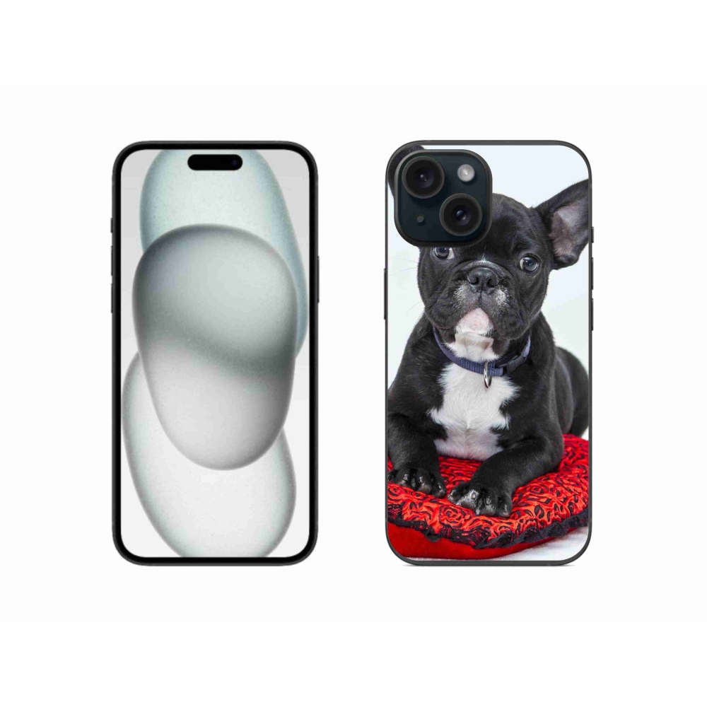 Gél tok mmCase iPhone 15 készülékhez - bulldog