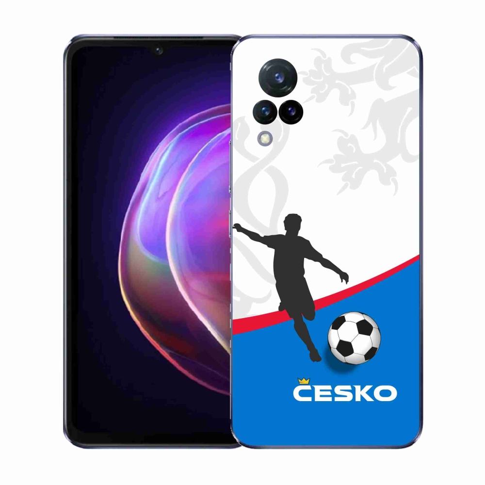Gél borítás mmCase a Vivo V21 4G/5G - futball Csehország 1