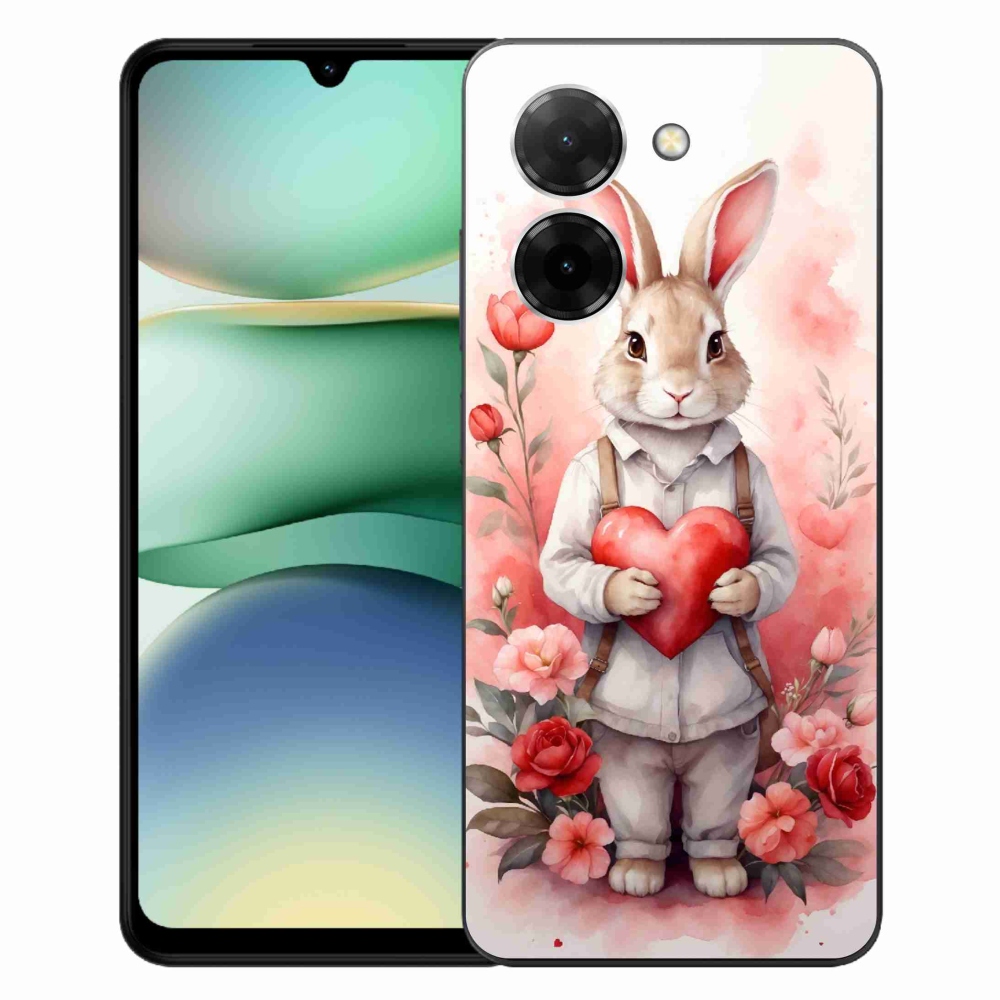 Gél borítás mmCase a Xiaomi Redmi A5 (171.7x77.8x8.3mm) - nyúl szívvel