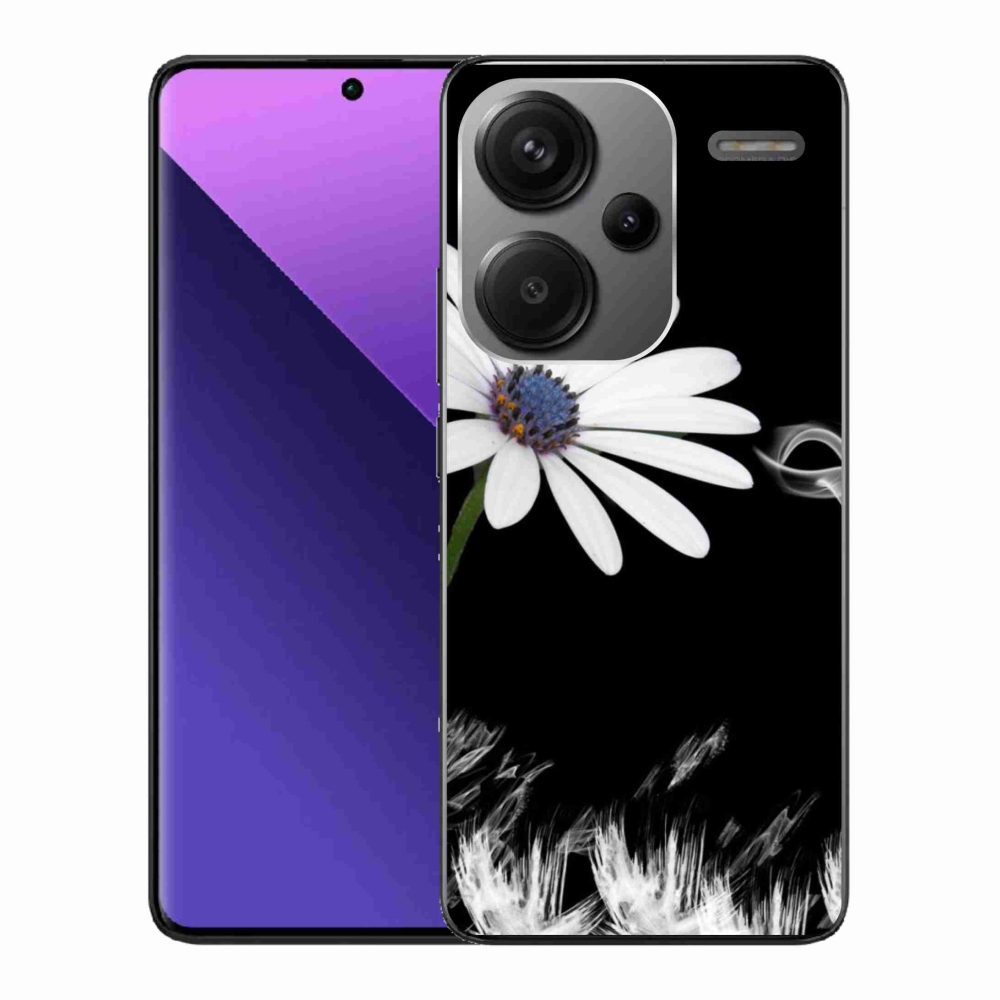 Gél borítás mmCase a Xiaomi Redmi Note 13 Pro+ 5G számára - fehér virág