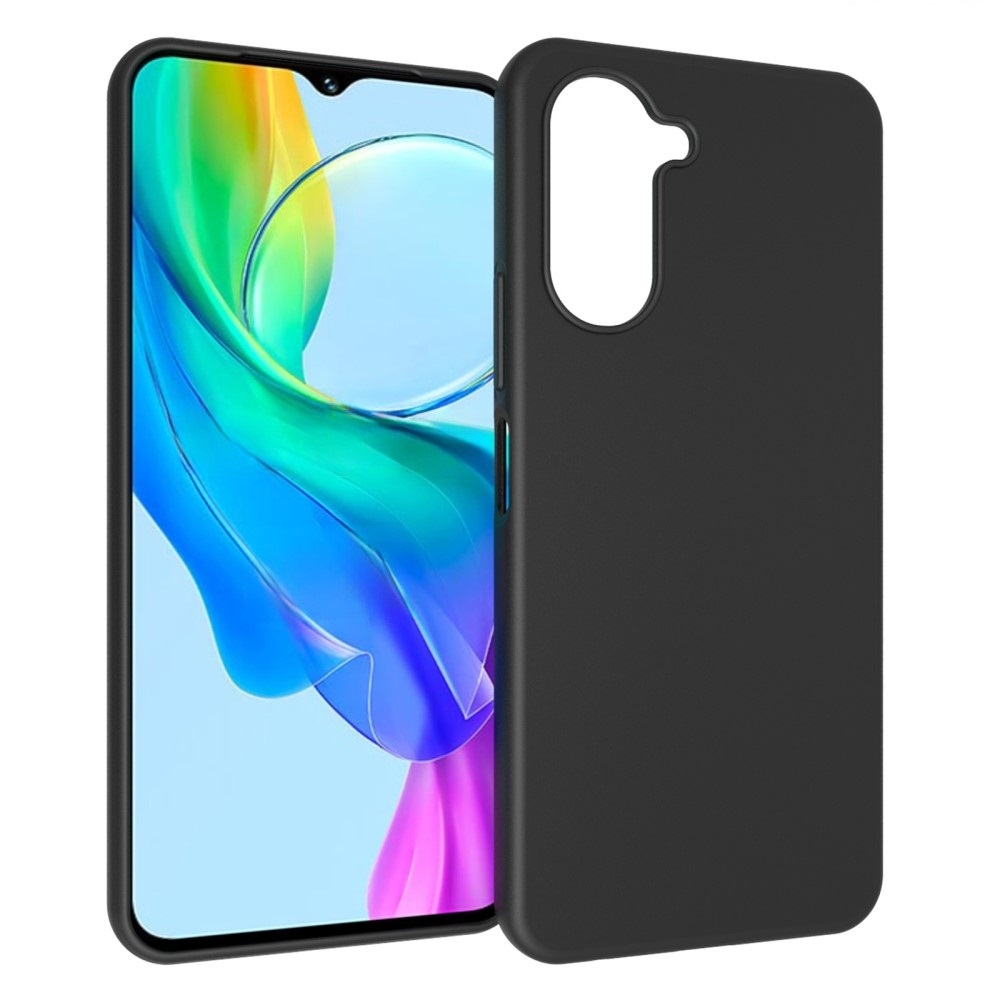 Matt zselés tok a Vivo Y28s 5G készülékhez - fekete