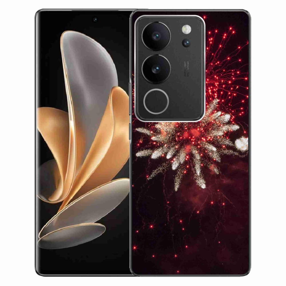 Gél borítás mmCase a Vivo V29 5G-hez - tűzijátékok