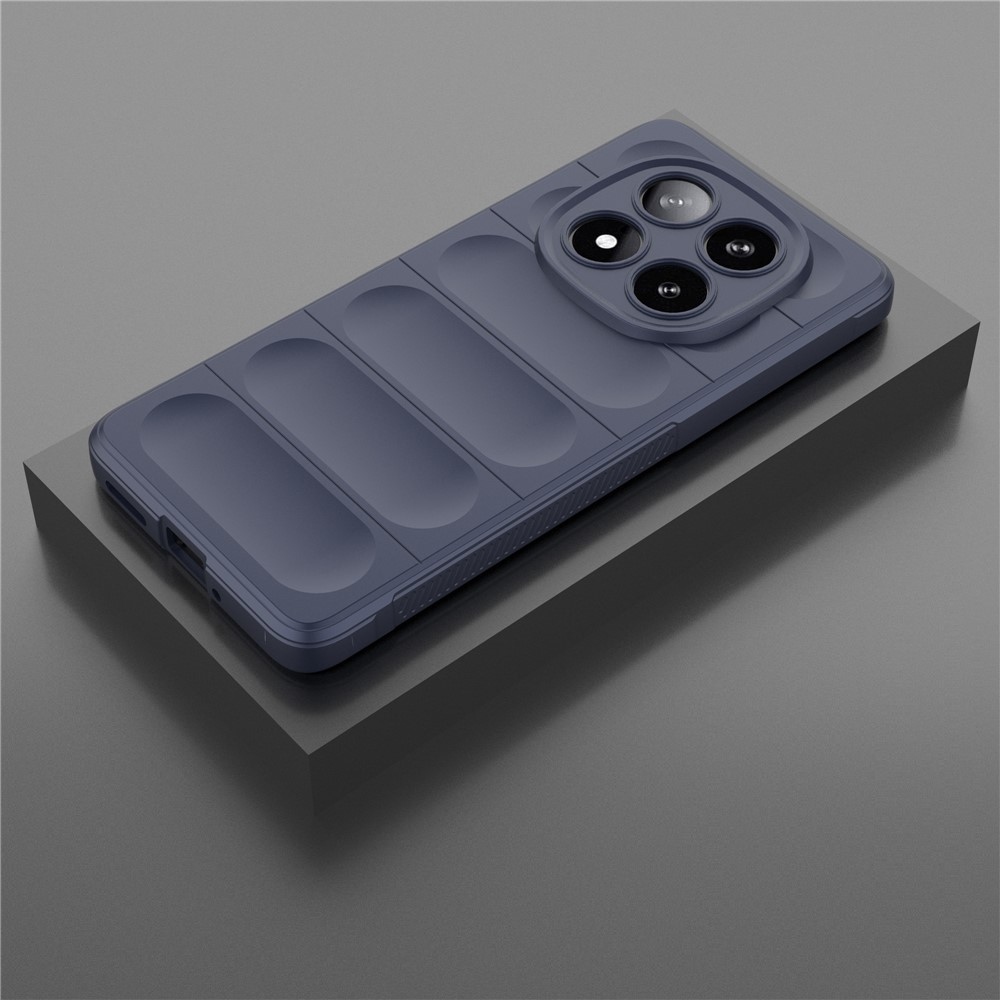 Rugg tartós zselés tok Xiaomi Redmi Note 14 Pro 5G/Poco X7 5G - sötétkék