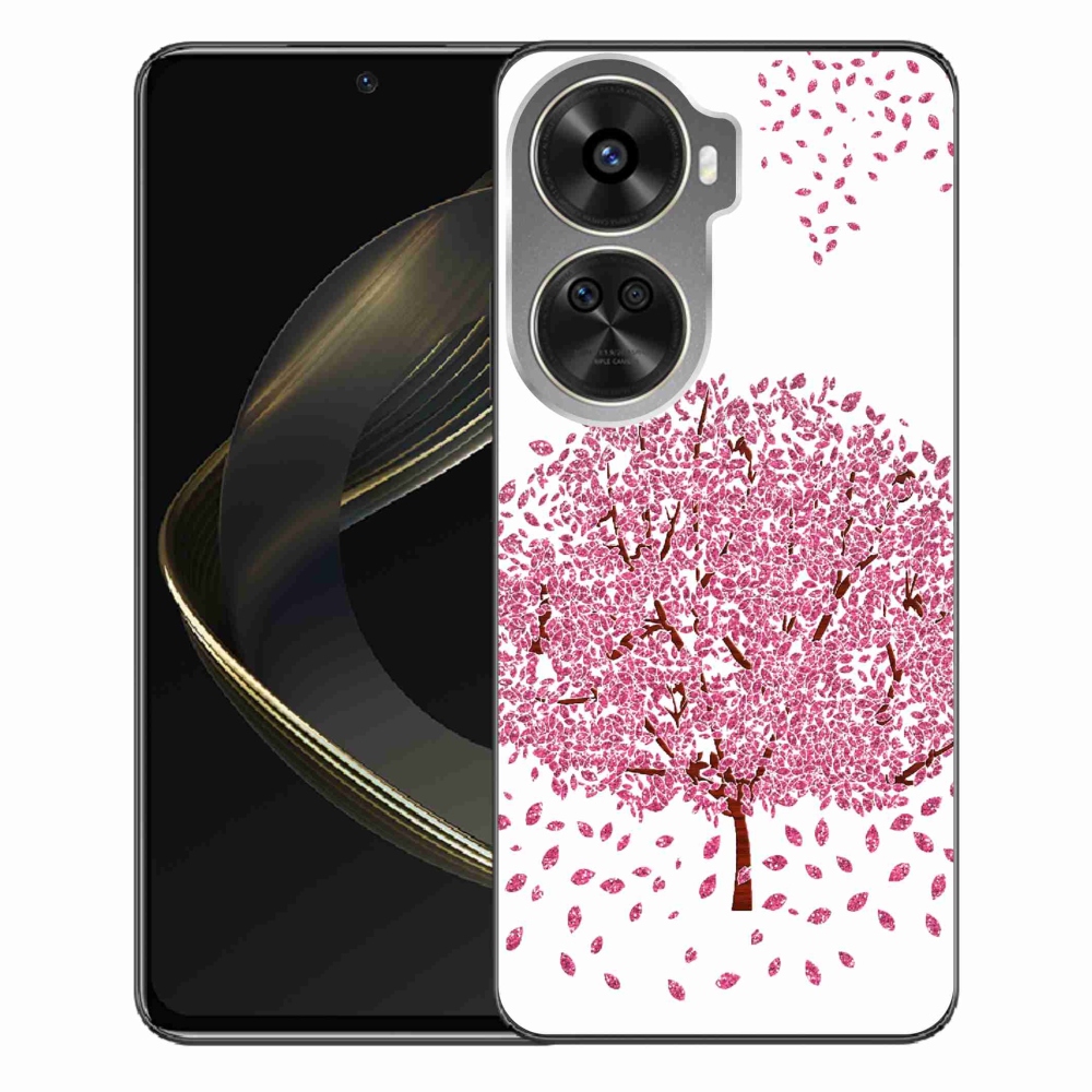 Gél borítás mmCase a Huawei Nova 12 SE-hez - rajzfilmfa levelekkel