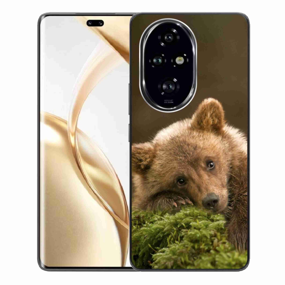 Zselés borítás mmCase a Honor 200 Pro 5G készülékhez - medve
