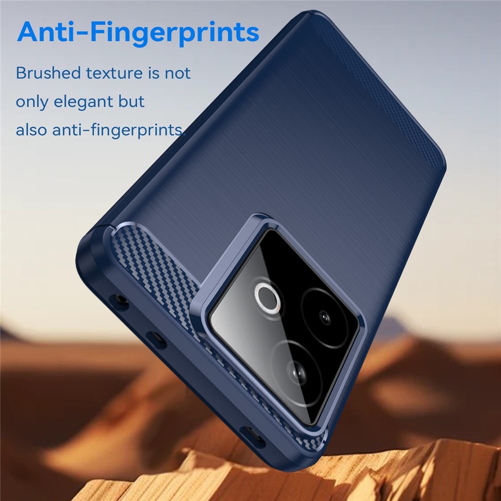 Szénálló zselés tok a Realme GT 7 5G/GT 7T 5G készülékhez - kék