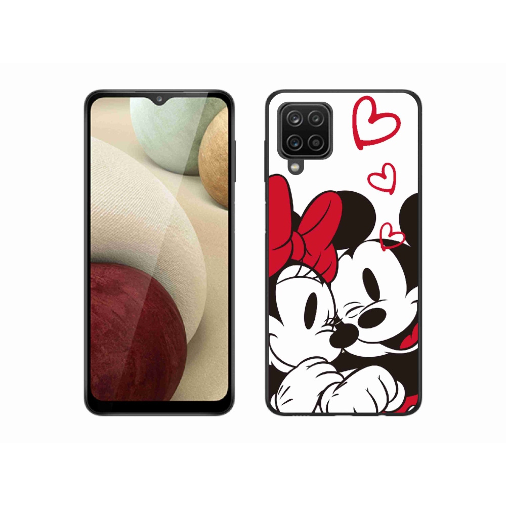 Zselés borítás mmCase Samsung Galaxy M12 készülékhez - minnie és mickey