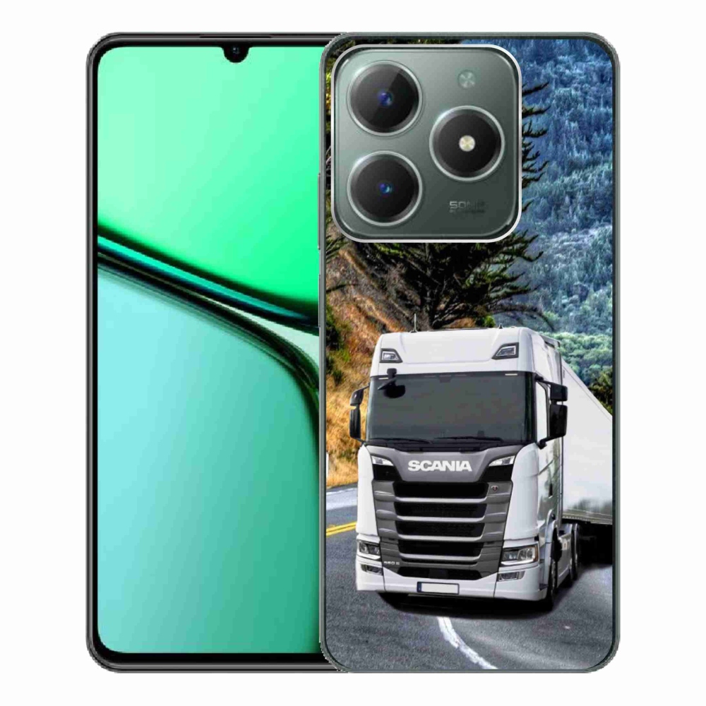 Zselés borítás mmCase a Realme C61 készülékhez - teherautó 1