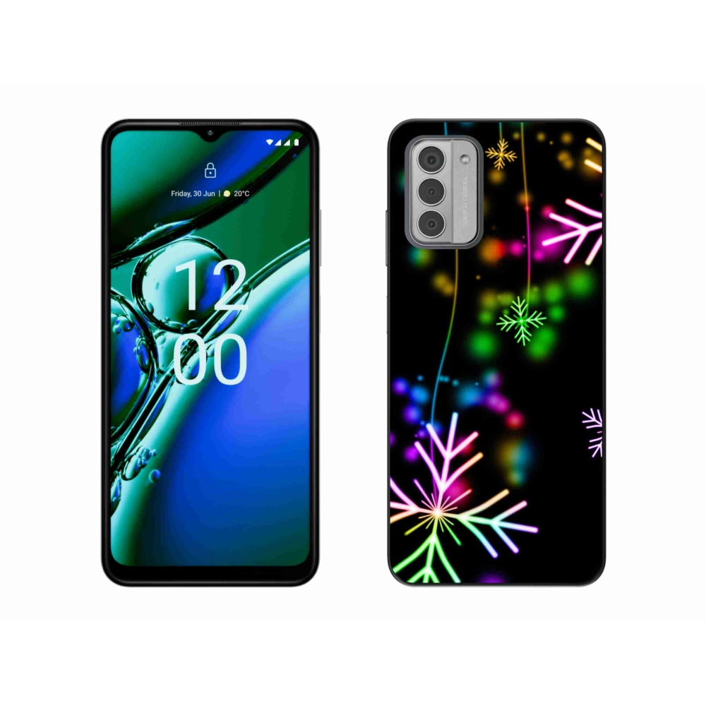 Zselés borítás mmCase a Nokia G42 készülékhez - színes pelyhekkel