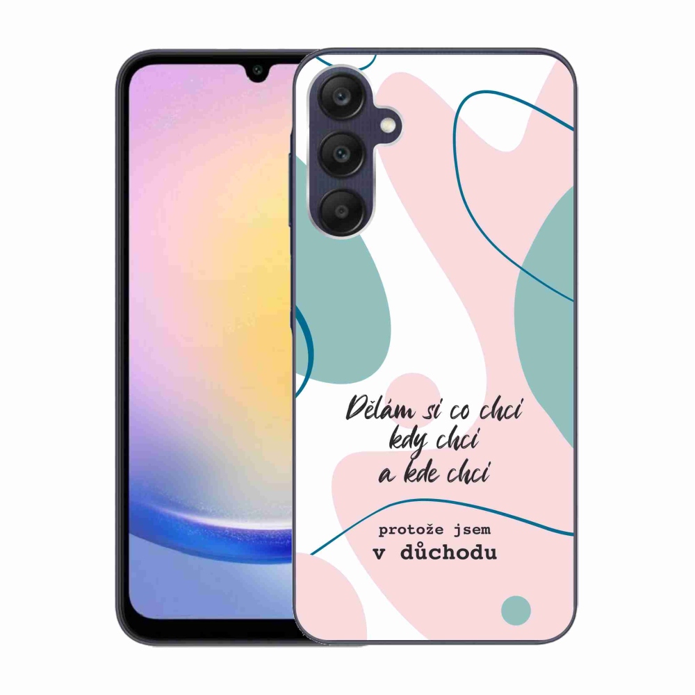 Gél borító mmCase Samsung Galaxy A25 5G - vicces szöveg 10 fehér háttér