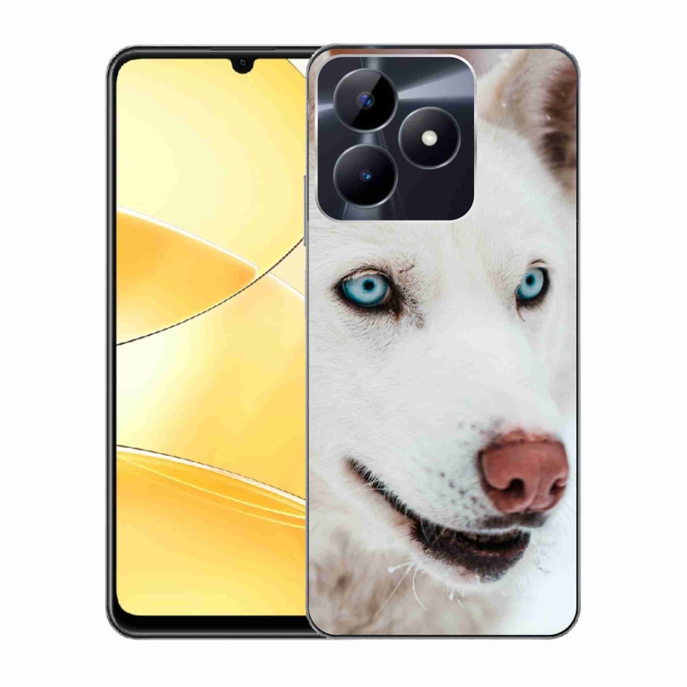 Gél tok mmCase a Realme C51/C53 készülékhez - kutyaszemmel nézve