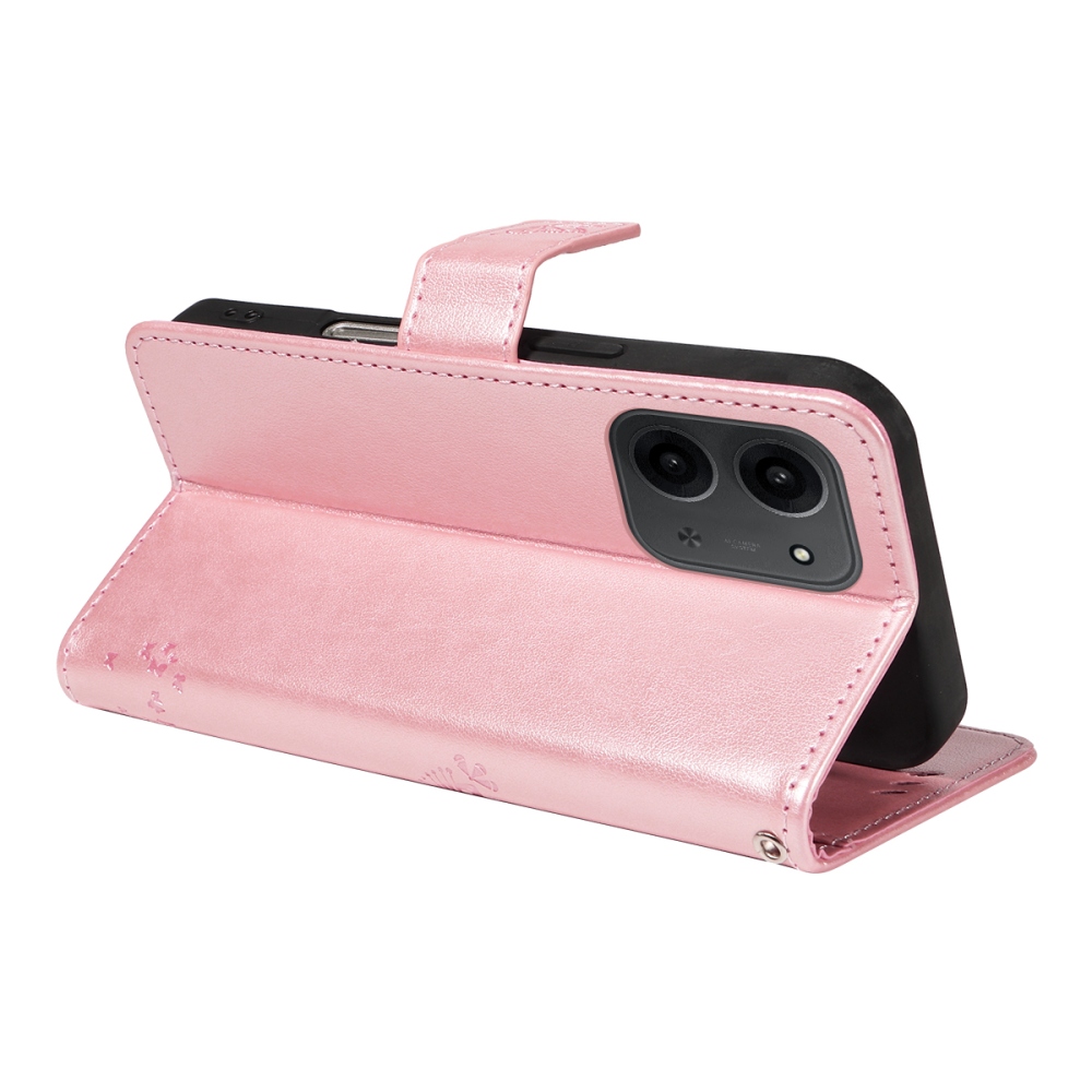 Fák könyve tok Xiaomi Redmi 15C 4G/5G (173mm) - rózsaarany