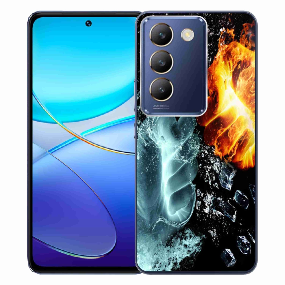 Gél borítás mmCase a Vivo V40 SE 4G/5G készülékhez - víz és tűz